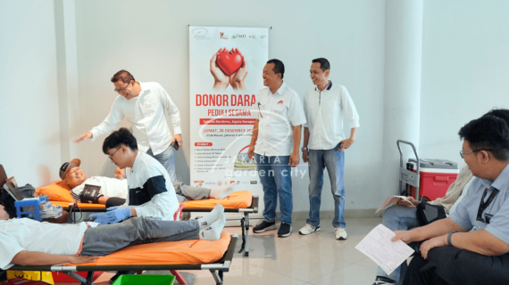 Blood Donation Drive in Collaboration with PMI Jakarta Timur at Jakarta Garden City