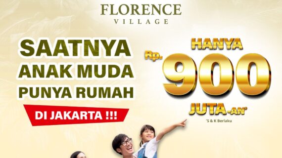 Florence Village Jakarta Garden City: Hunian Modern Mulai Rp900 Jutaan di Jakarta Timur
